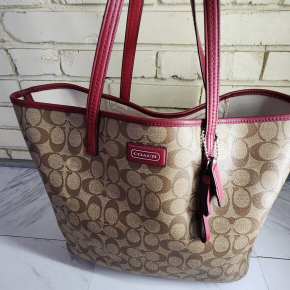 Coach Park Metro Signature C's Tote Bag XL - Picture 2 of 11